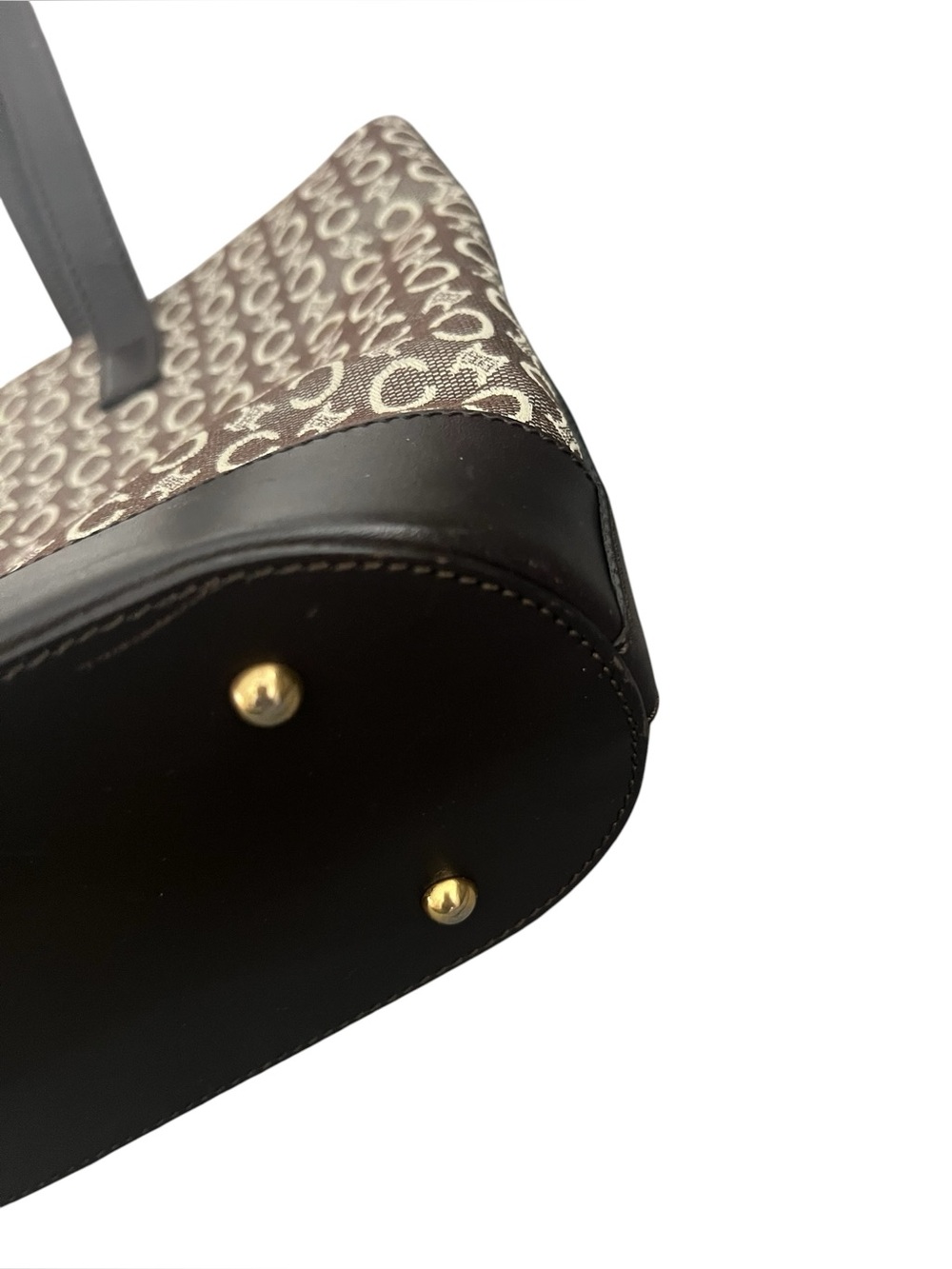 CELINE Macadam Tote with Leather Trim - Picture 6 of 13